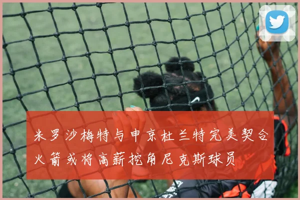 米罗沙梅特与申京杜兰特完美契合火箭或将高薪挖角尼克斯球员